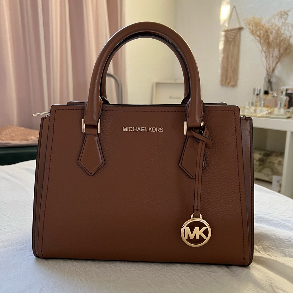 Michael Kors Brown Leather Purse